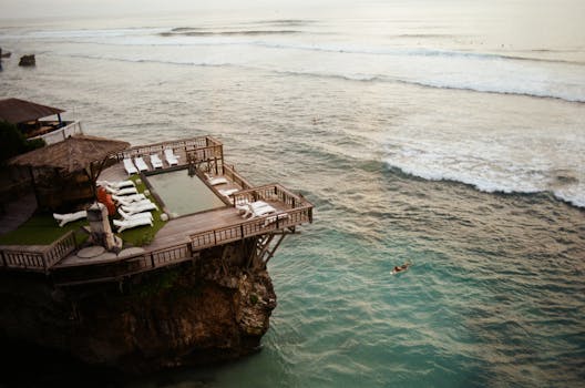 Exclusive Cliffside Pavilion Featuring Scenic Views