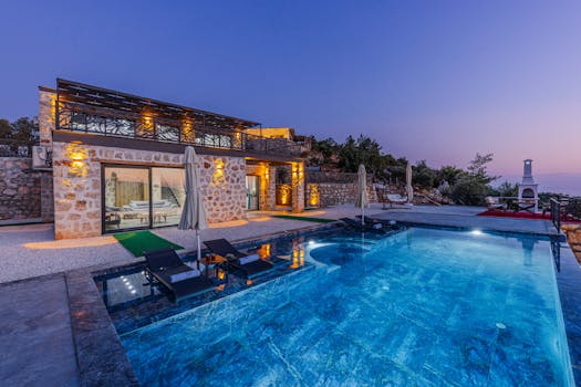 Lavish Coastal Mansion with Infinity Lounge