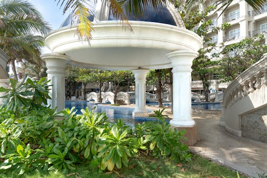 Luxury Harbor Pavilion Featuring Elegant Living